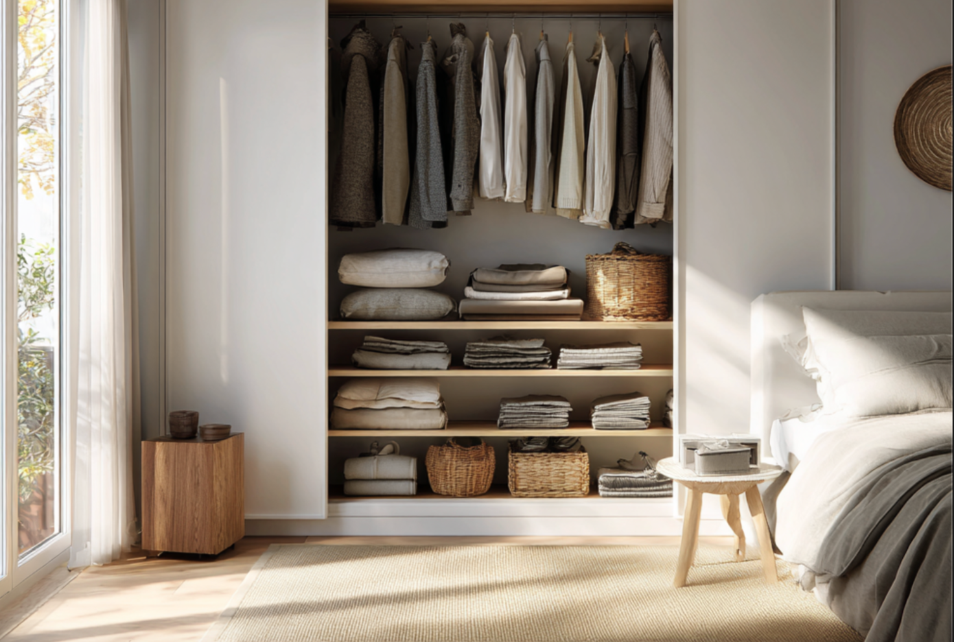 Comment faire un dressing dans une petite chambre sans perdre d’espace