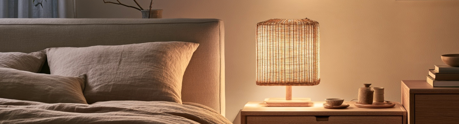 Quelle lampe de chevet pour une décoration japandi ?