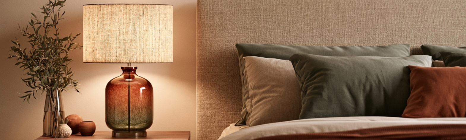 Les meilleures associations de couleurs avec une lampe de chevet