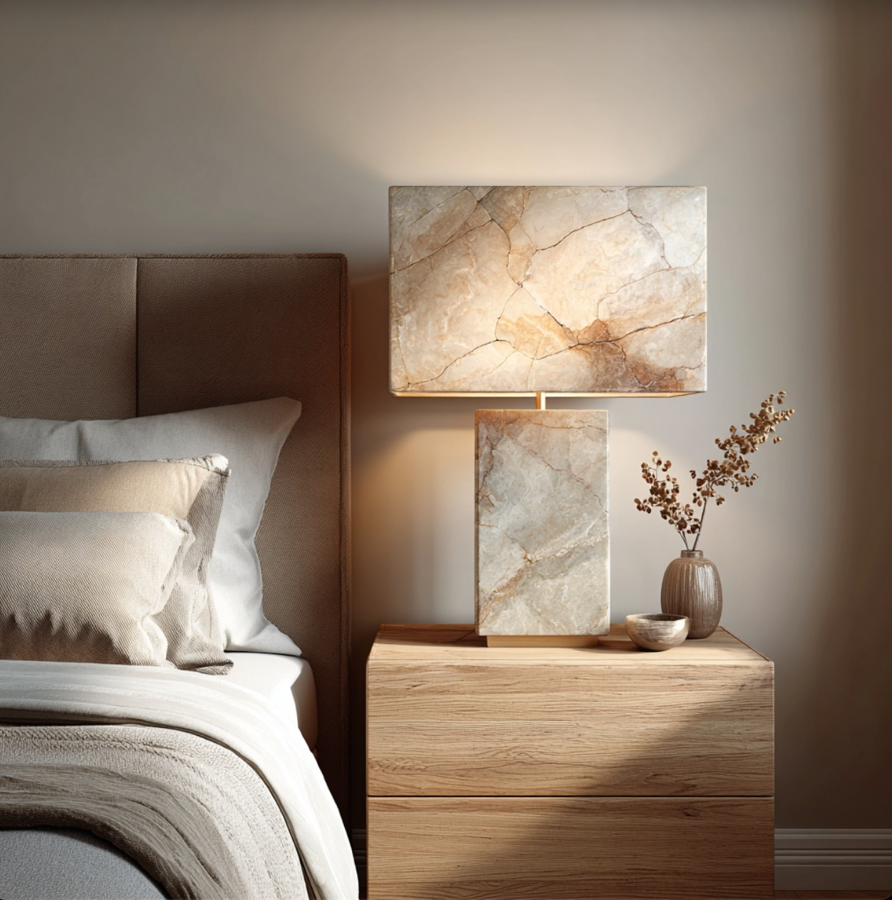 Lampe de chevet Marbre