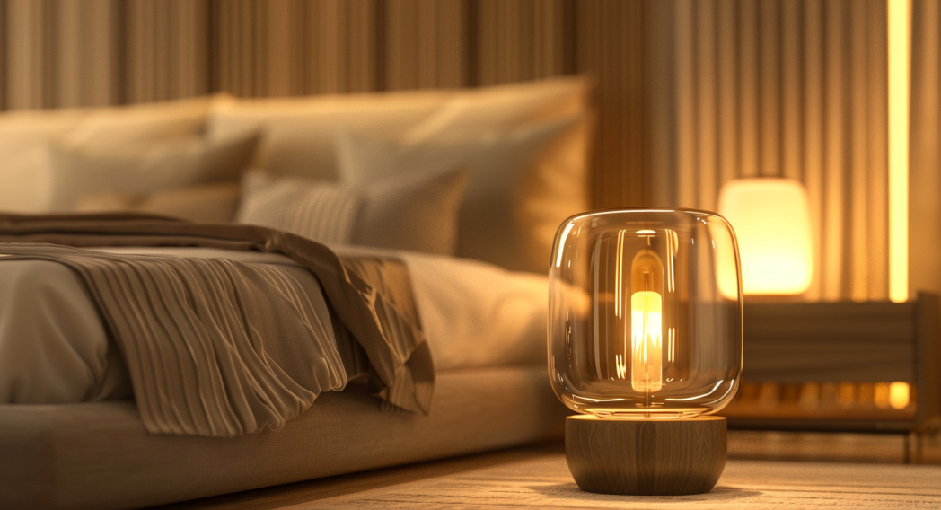 Lampe de chevet Verre