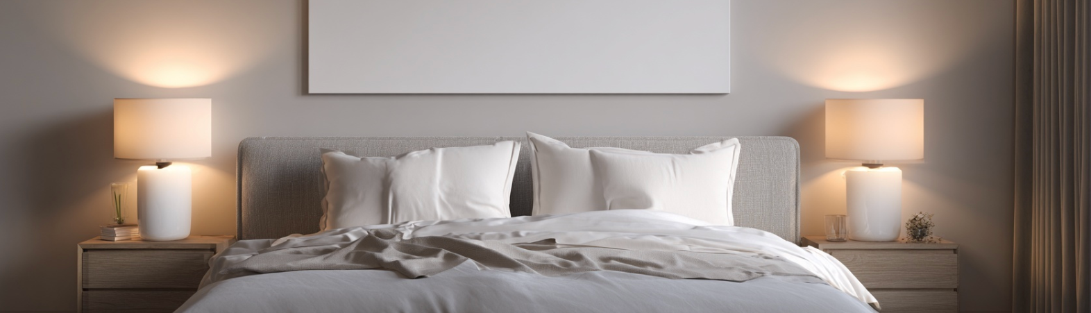 Lampe de chevet blanche