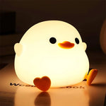 Lampe de chevet bleu canard - Vignette | Aura Douce