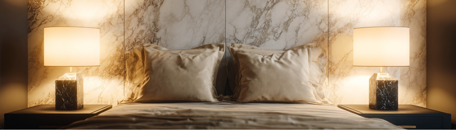 Lampe de chevet marbre