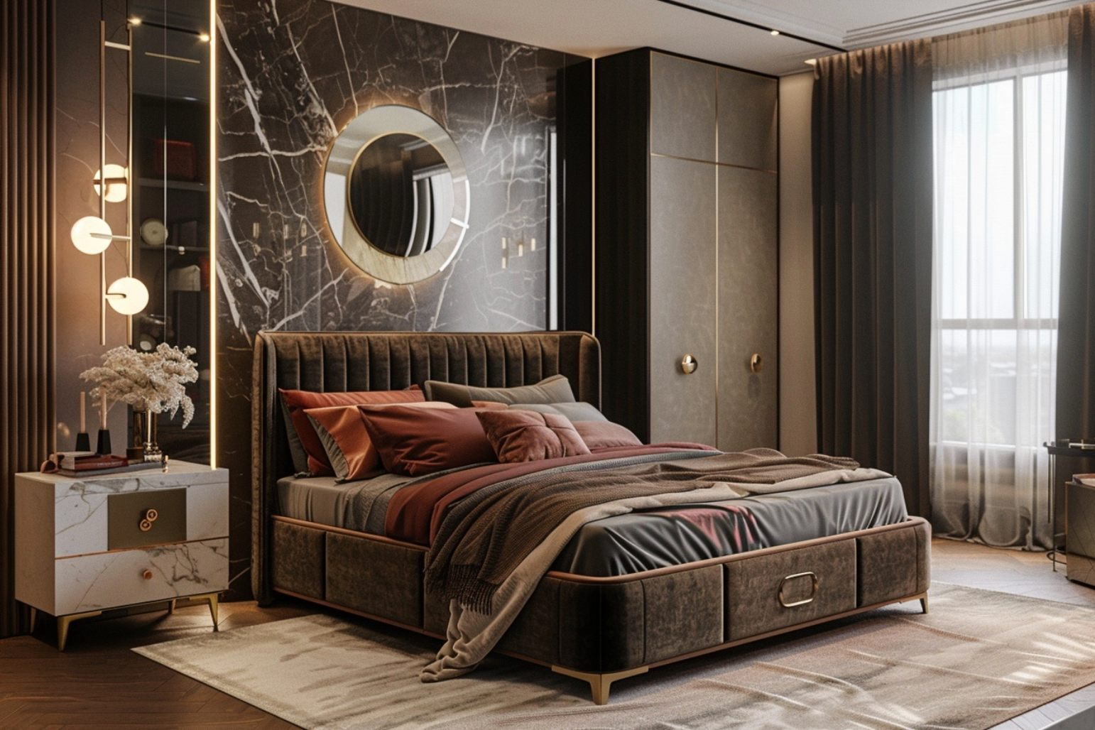 Meuble chambre rangement : allier style et praticité
