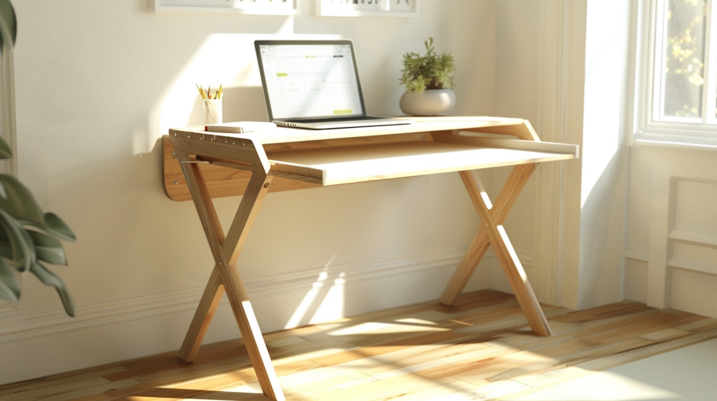 Aménager facilement son espace avec un bureau pliant