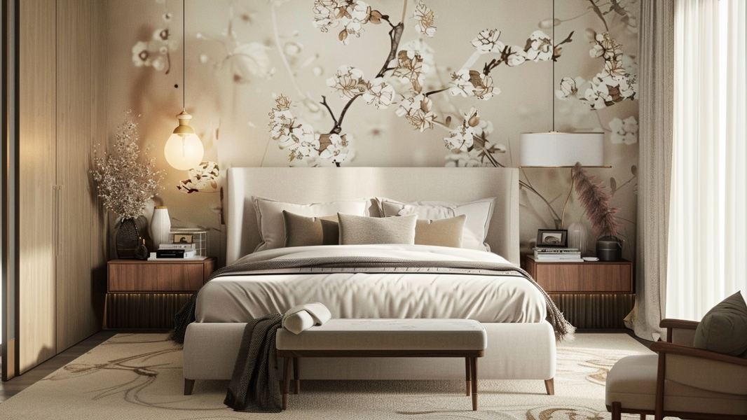 Sublimer votre chambre avec un papier peint pour chambre à coucher