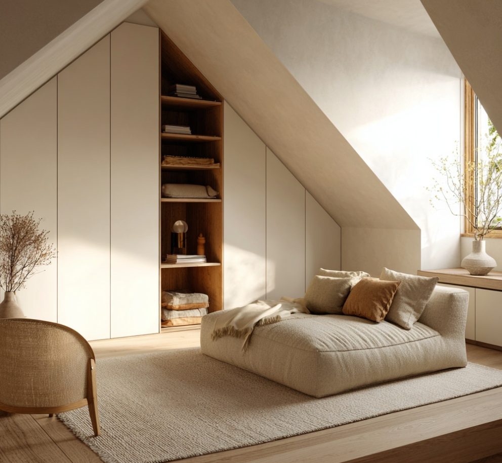Optimiser un placard dans une chambre mansardée pour gagner en espace