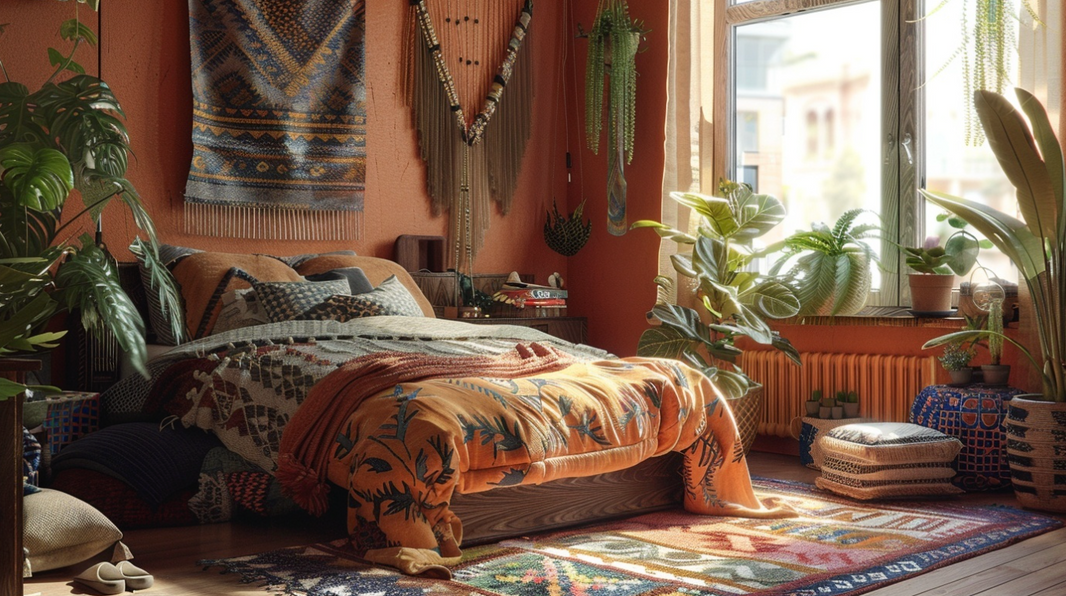 Créer une chambre bohème coloré qui respire la liberté et la créativité