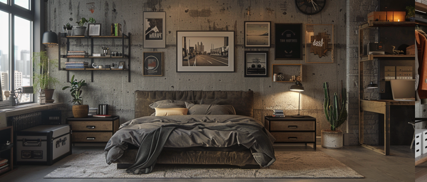 Chambre ado industriel : un style affirmé et tendance