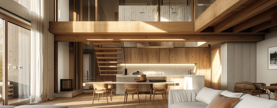 Mezzanine sur mesure : exploiter la hauteur avec élégance