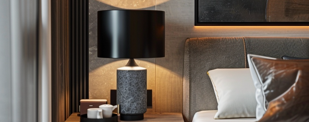 Comment une lampe de chevet noire peut transformer une chambre