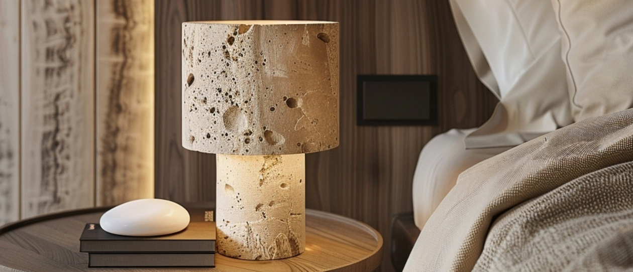 Les meilleures matières pour une lampe de chevet élégante