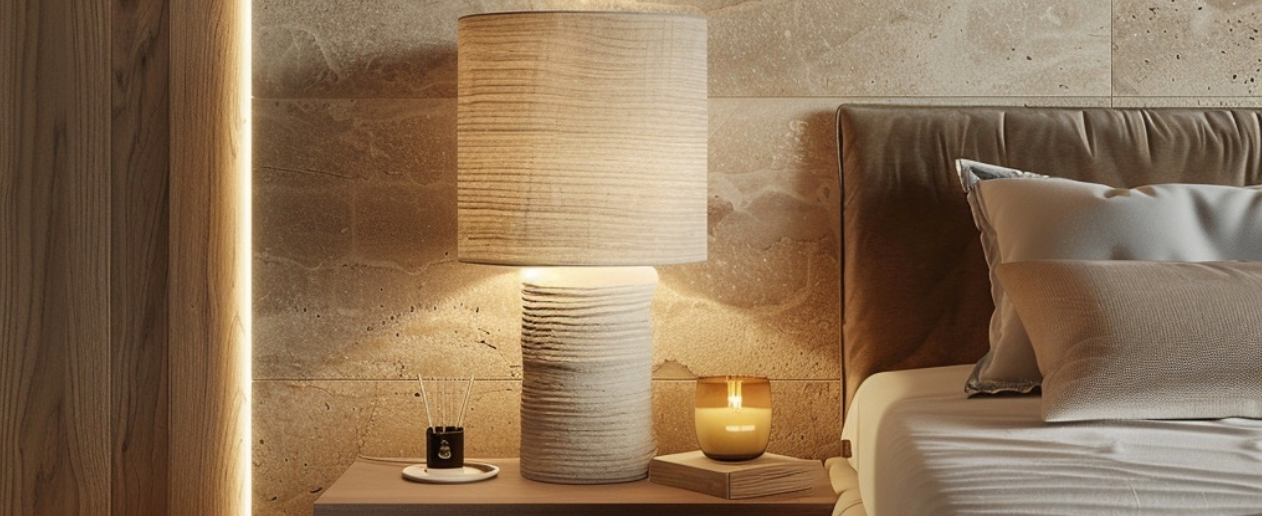Lampe de chevet : les matériaux les plus tendance