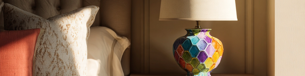 Comment intégrer une lampe de chevet colorée dans une chambre ?