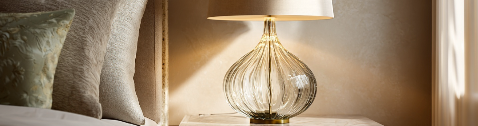 Pourquoi choisir une lampe de chevet en verre ?