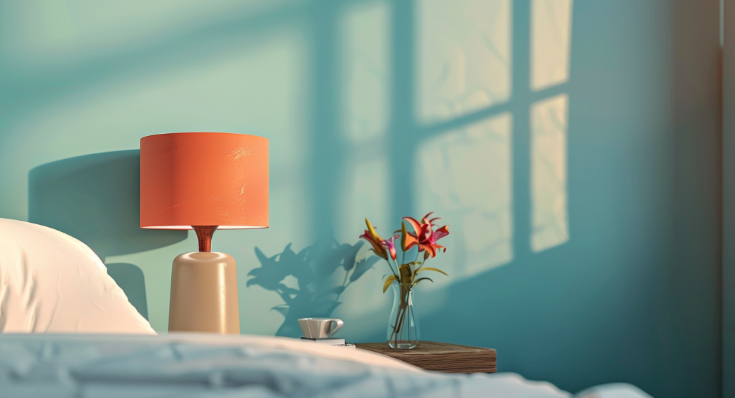 Lampe de chevet Colorée