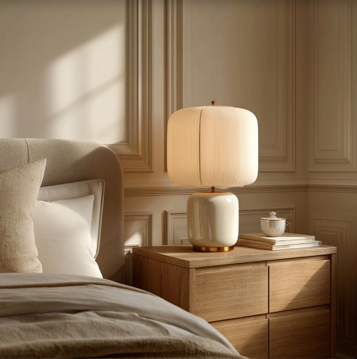 Lampe de chevet Blanche