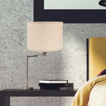 Abat jour beige lampe de chevet - Vignette | Aura Douce 