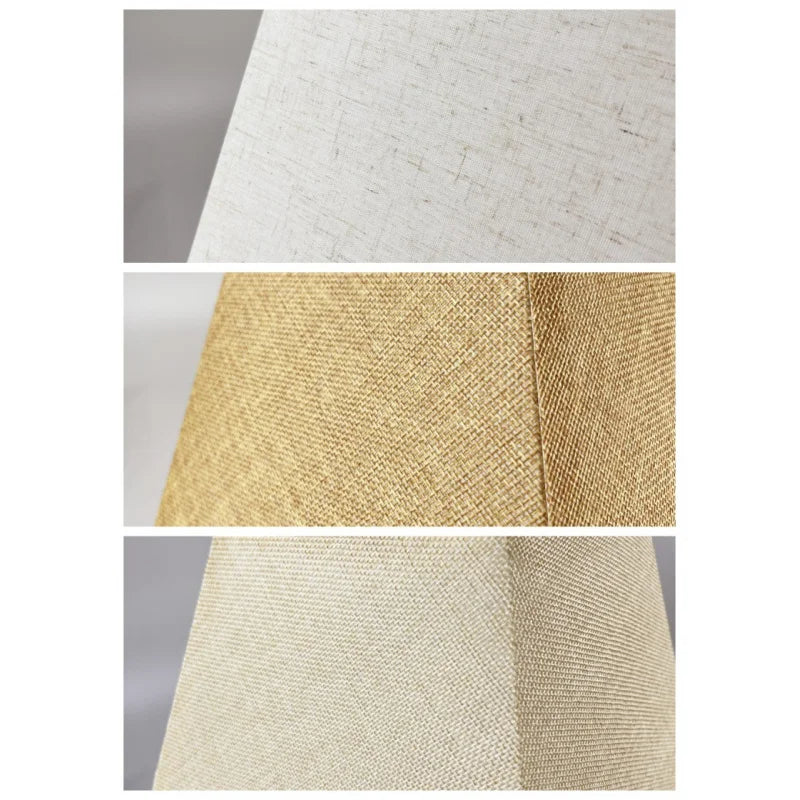 Abat jour carré lampe de chevet matière