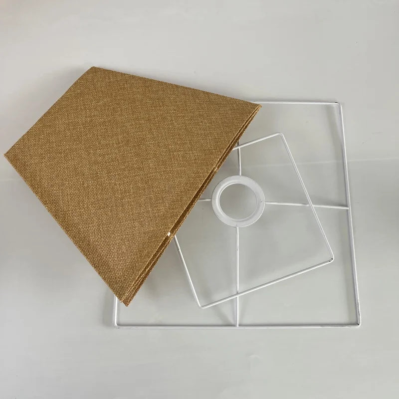 Abat jour carré lampe de chevet