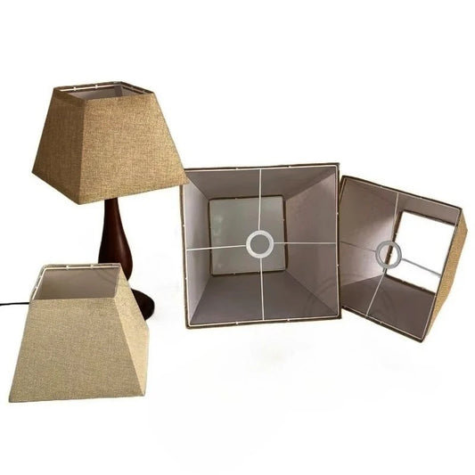 Abat jour carré lampe de chevet