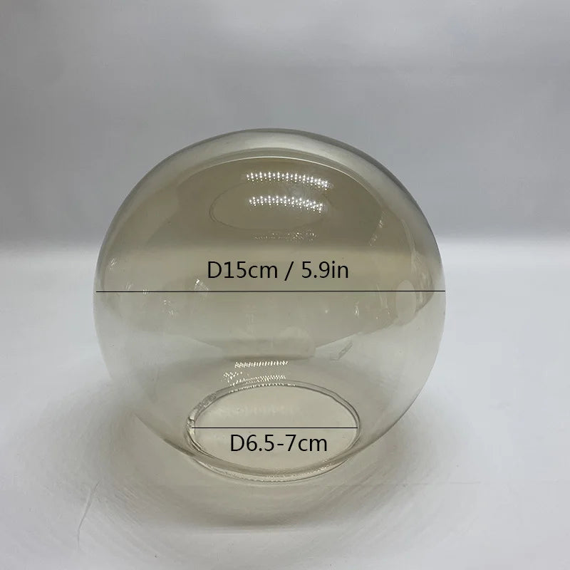 Abat jour en verre pour lampe de chevet