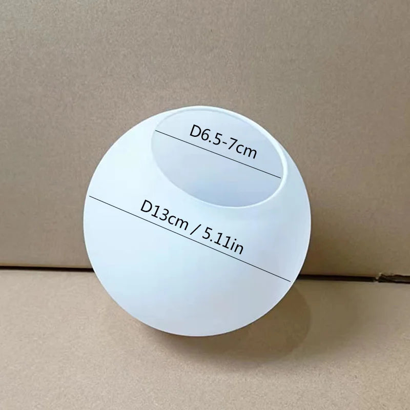 Abat jour en verre pour lampe de chevet