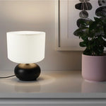 Abat jour lampe de chevet blanc - Vignette | Aura Douce 
