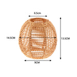 Abat jour lampe de chevet rotin - Vignette | Aura Douce 