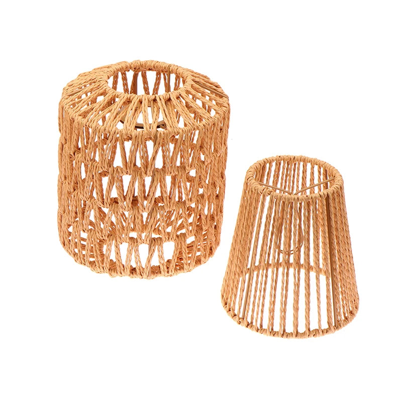 Abat jour lampe de chevet rotin