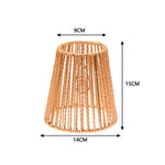 Abat joue lampe de chevet rotin - Vignette | Aura Douce 