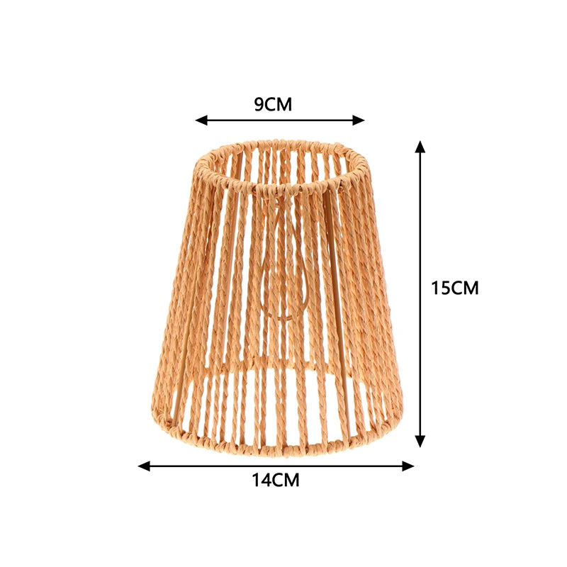 Abat jour lampe de chevet rotin