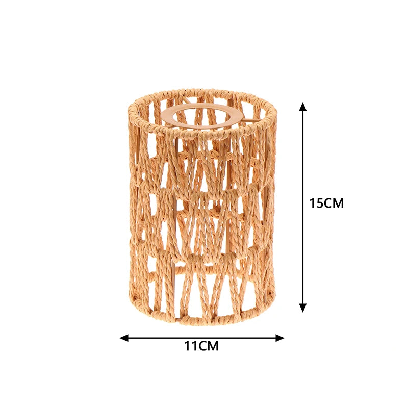 Abat jour lampe de chevet rotin