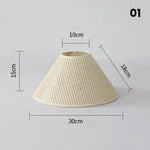 Abat jour pour lampe de chevet rotin - Vignette | Aura Douce 