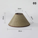 Abat jour pour lampe de chevet rotin - Vignette | Aura Douce 