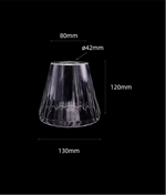 Abat jour pour lampe de chevet transparent - Vignette | Aura Douce 