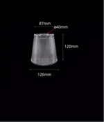 Abat jour pour lampe de chevet transparent - Vignette | Aura Douce 