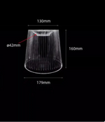 Abat jour pour lampe de chevet transparent - Vignette | Aura Douce 