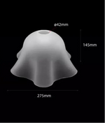 Abat jour pour lampe de chevet transparent - Vignette | Aura Douce 