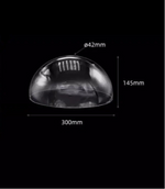 Abat jour pour lampe de chevet transparent - Vignette | Aura Douce 