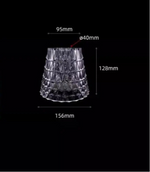 Abat jour pour lampe de chevet transparent - Vignette | Aura Douce 