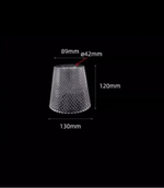 Abat jour pour lampe de chevet transparent - Vignette | Aura Douce 