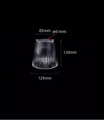 Abat jour pour lampe de chevet transparent - Vignette | Aura Douce 