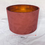 Abat jour pour lampe de chevet velour - Vignette | Aura Douce 