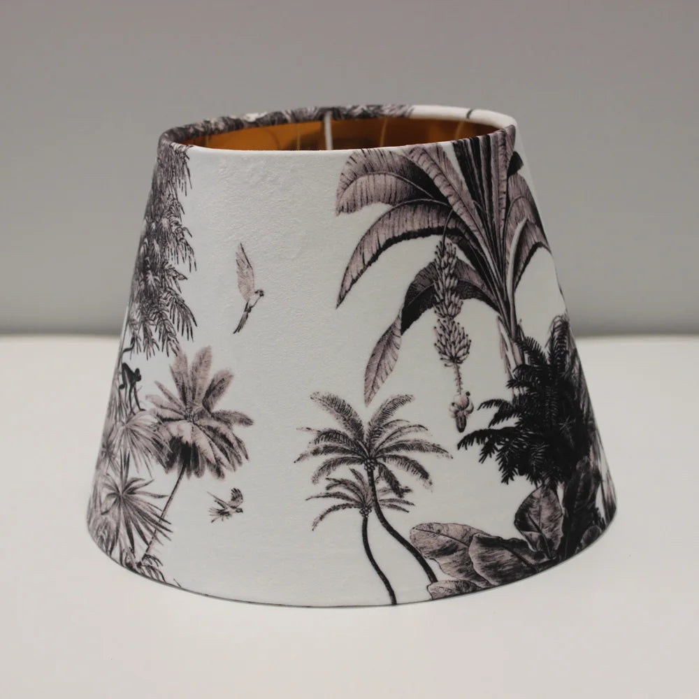 Abat jour pour lampe de chevet velour