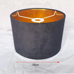 Abat jour pour lampe de chevet velour - Vignette | Aura Douce 