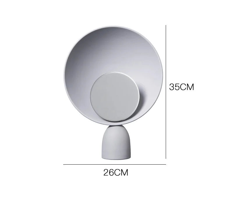 Belle lampe de chevet Gris