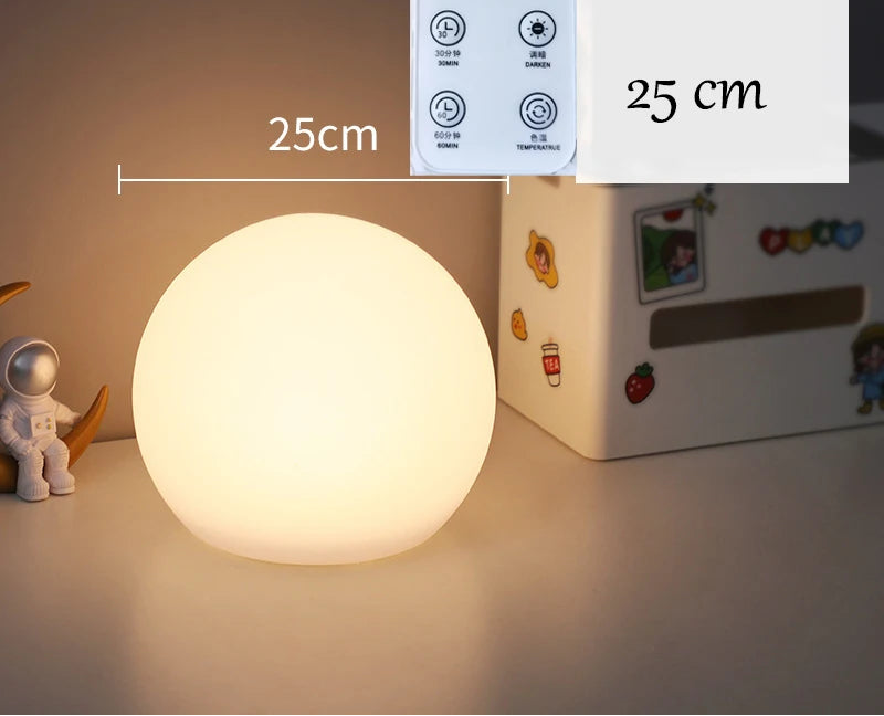 Globe lampe de chevet 25cm