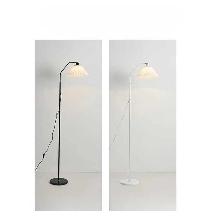 Lampe noir et lampe blanche 